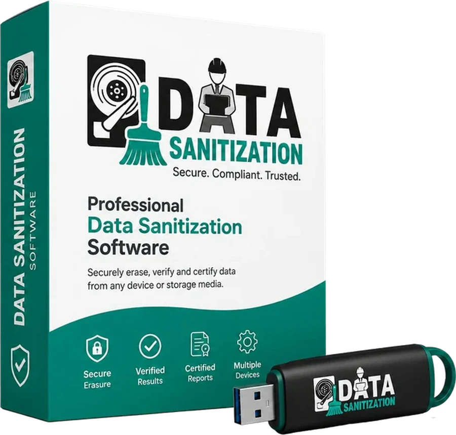 Data Sanitization Professional software box and bootable USB